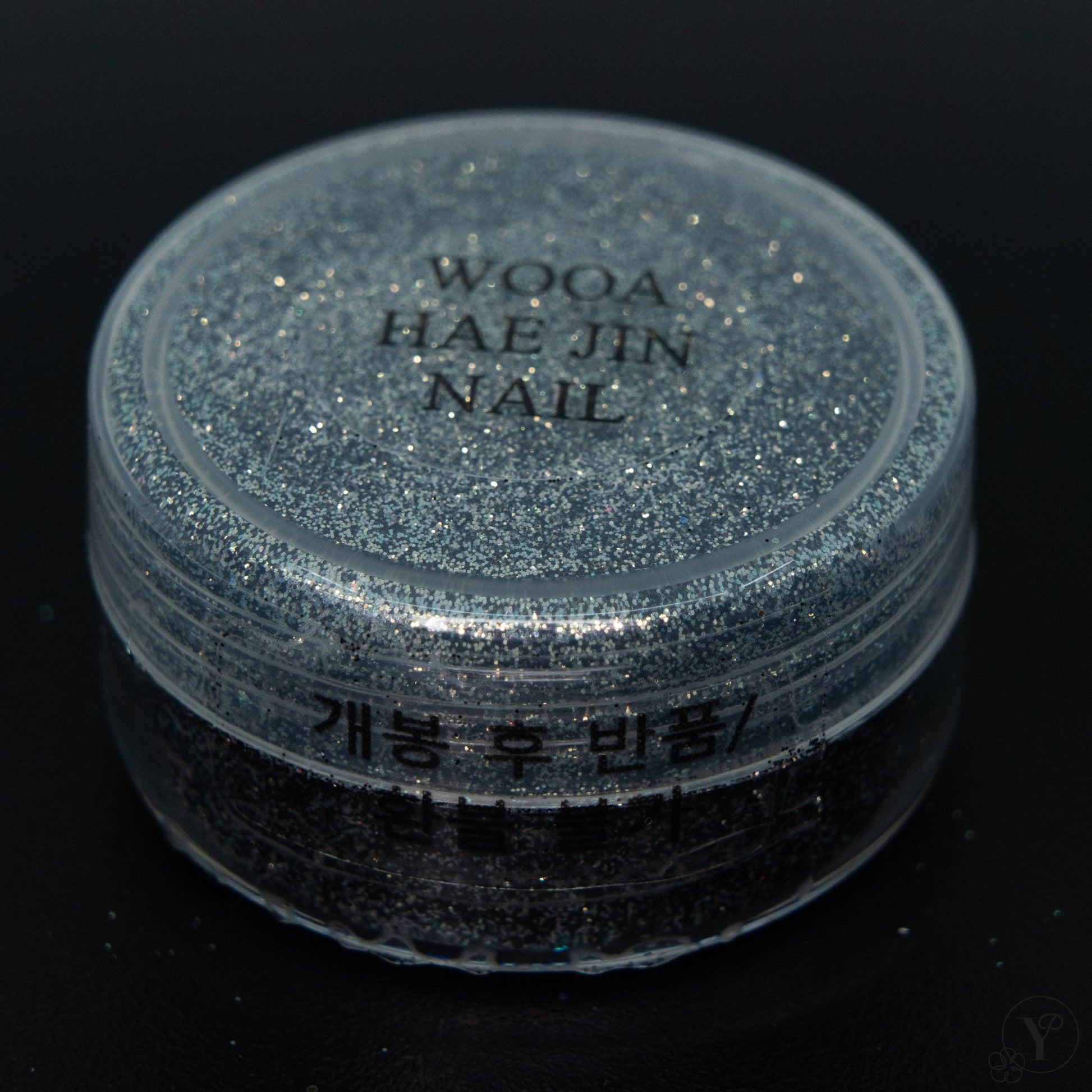 WOOA HAEJIN NAIL Glitter 50 Black K (baby) (10ml) - Nail Art
