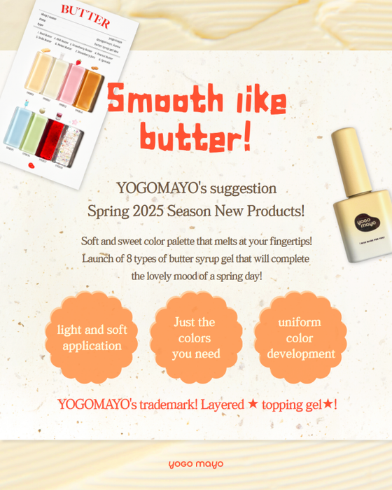 YOGO MAYO Butter Syrup Collection 8pcs/set - Gel