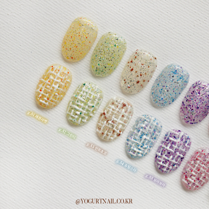 YOGURT Twin Tweed - 8pcs/set - Gel