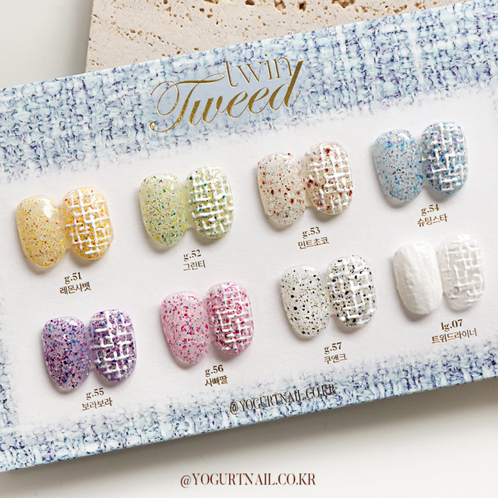 YOGURT Twin Tweed - 8pcs/set - Gel