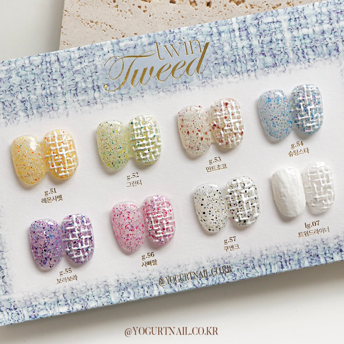 YOGURT Twin Tweed - 8pcs/set - Gel