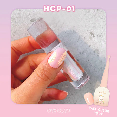 Hoholee Mirror Gloss Liquid Powder Single-HCP01 | Korean Nail Supply for Europe | Gelnagel